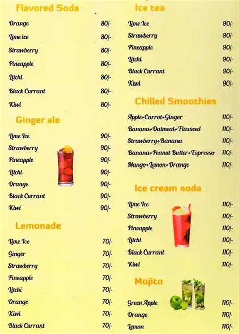 Menu at Sweet Tooth Patisserie & Bakery, Chandigarh