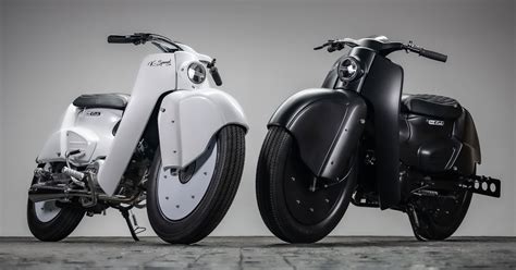 Black and white: Two Honda Super Cub customs by K-Speed | Bike EXIF