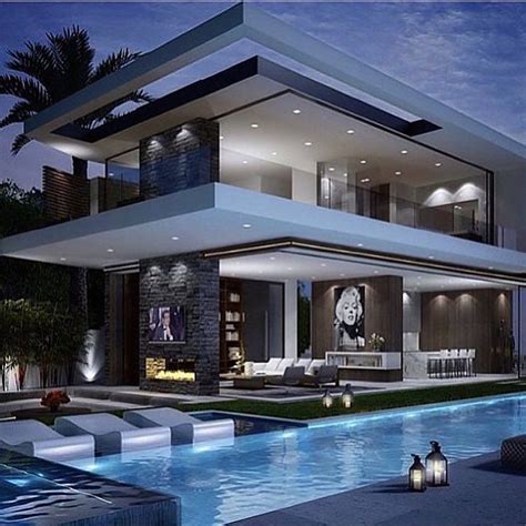 The Rich And Famous : Photo | Dream house exterior, Modern mansion, Modern house design