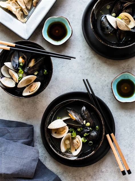 Clam and Mussel Miso Soup - Kitchen Confidante®