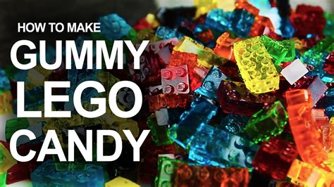 A Tutorial on How to Make LEGO Brick Gummy Candies