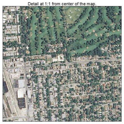 Aerial Photography Map of Skokie, IL Illinois