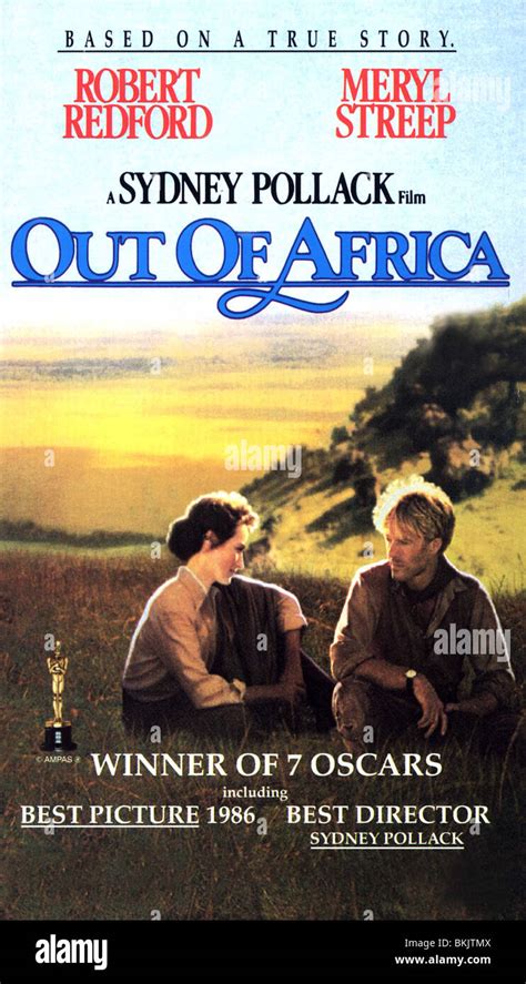 OUT OF AFRICA -1985 POSTER Stock Photo - Alamy