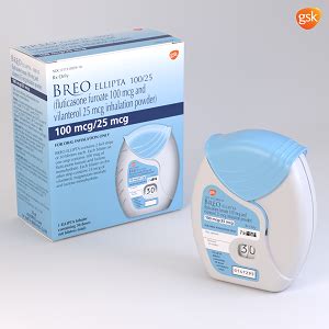 BREO ELLIPTA 100/25 MCG INH PWDR 30 DS NDPI TRD PACK X 1 | Pharma | Products | GSK ECS Site