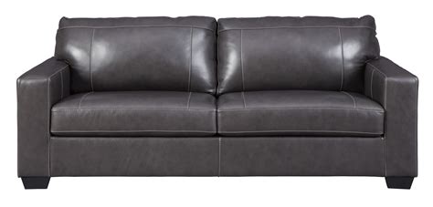 Morelos Gray Leather Sofa FREE DELIVERY! | Marjen of Chicago | Chicago Discount Furniture