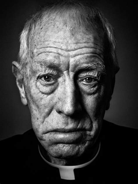 Max Von Sydow reprises his role as Father Merrin from The Exorcist for a special portrait ...