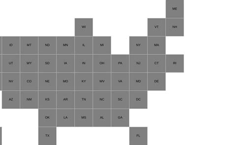 Template: Grid map generator / Christopher L. Keller | Observable