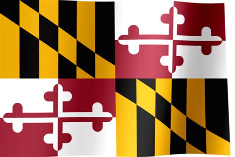 Maryland Flag GIF | All Waving Flags