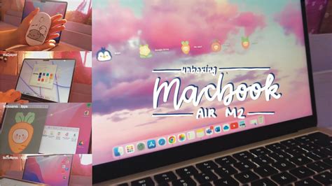 m2 macbook air (starlight) unboxing 💻 + customization 🪴🌷 - YouTube