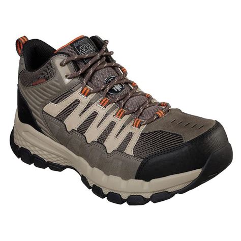 Men's Skechers Work Queznell Steel Toe Waterproof Boots @ WorkBoots.com