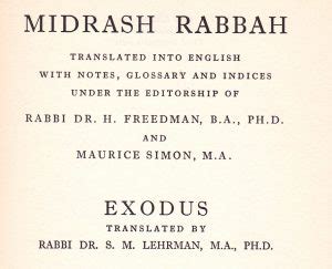 Midrash Rabbah Vol. III Exodus – HebrewUsedBooks.com – Free Shipping