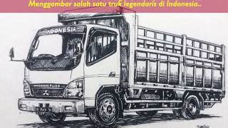 Mewarnai Truk Pasir - Karna Gambar