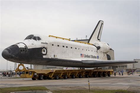 How space shuttle Atlantis will roll (and rise) into NASA display ...