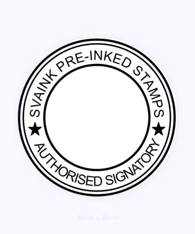 Authorized Signatory Stamp Exmark | create your own stamp online