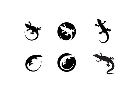 Lizard and Reptile Logo Icon Vector Graphic by anggasaputro4489 · Creative Fabrica