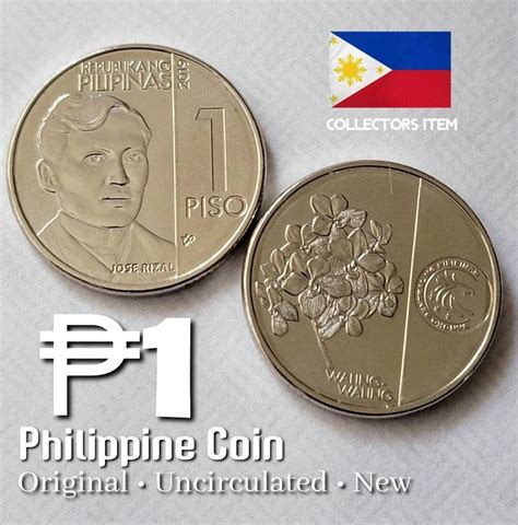 1 Peso Philippine Coin Original New Uncirculated Coin Collectors Philippine Currency - Etsy ...