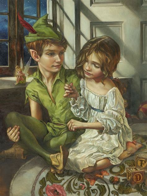 "Sewn to His Shadow" Peter Pan & Wendy by Artist Heather Theurer turns ...