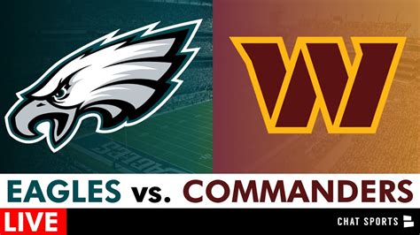 Eagles vs. Commanders Live Streaming Scoreboard, Free Play-By-Play ...