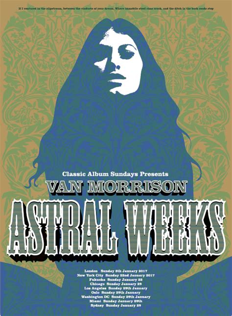 Van Morrison ‘Astral Weeks’ Poster | Classic Album Sundays