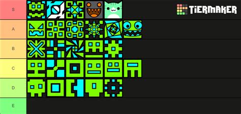 Geometry Dash Cubes/icons Tier List (Community Rankings) - TierMaker