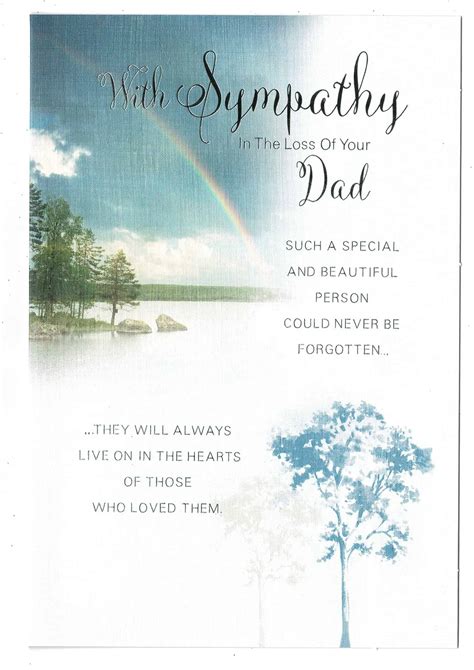 Signing A Sympathy Card For Loss Of Father - Sympathy Card - Loss of ...