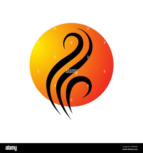 Heat Wave Symbol Logo Icon Stock Vector Image & Art - Alamy