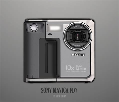 Sony mavica mvc fd7 digital camera cartoon drawing | Flickr