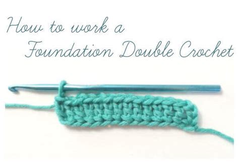 How to Work a Foundation Double Crochet {Photo Tutorial} | Petals to Picots