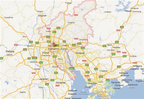 Guangzhou Map - China