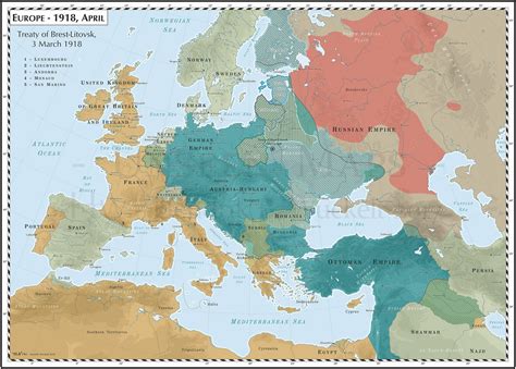 Map Of Europe 1918 - vrogue.co