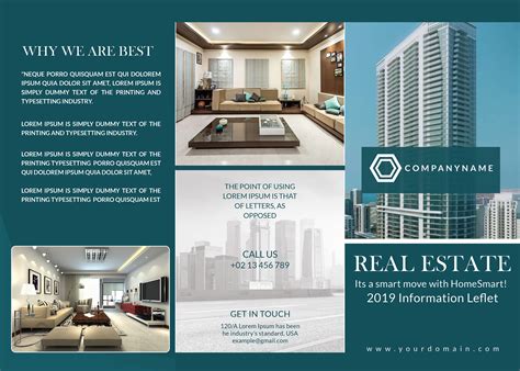 Corporate Real Estate Brochure Design on Behance