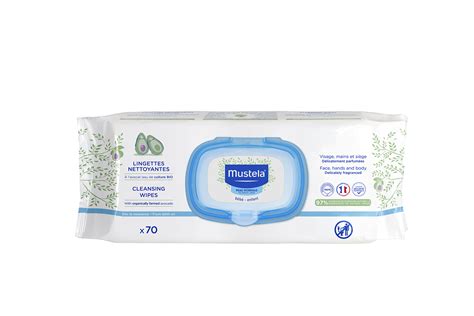 Gentle baby cleansing wipes: for body and face | Mustela