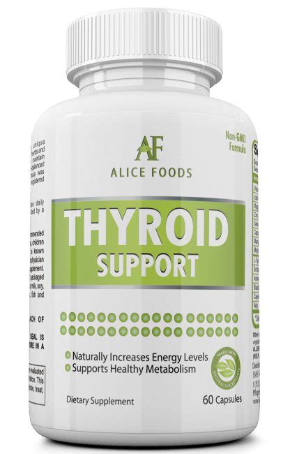 Thyroid Support Supplement with Iodine 30 Days Supply – Alice Foods