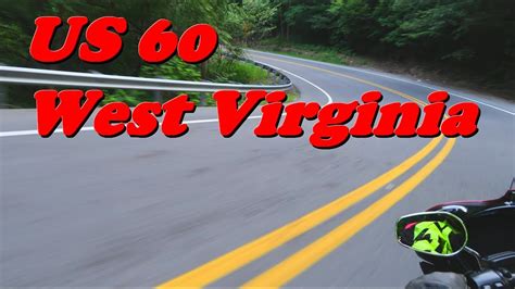 US Route 60 in West Virginia Hawks Nest to Gauley Bridge - YouTube