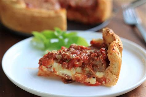 Chicago style Deep Dish Pizza