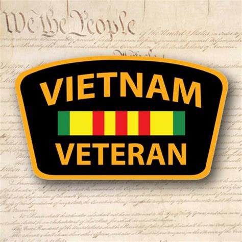 Vietnam Veteran Window Decals - Etsy