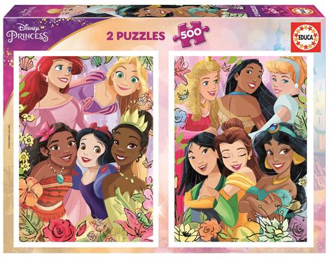 Puzzle 2x500 Disney Princess, 500 pieces | Puzzle-USA.com