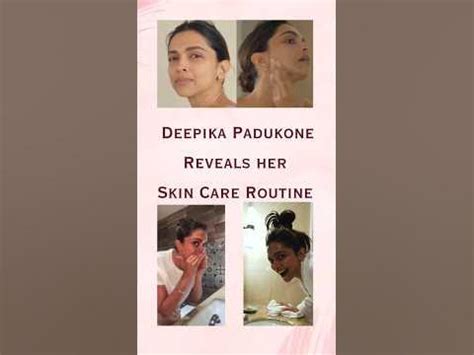 Deepika Padukone reveals her Skin Care Routine#skincare #skincareroutine #shorts #youtubeshorts ...