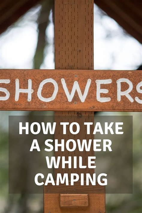 How to take a shower while camping - NaturesFreaks.com