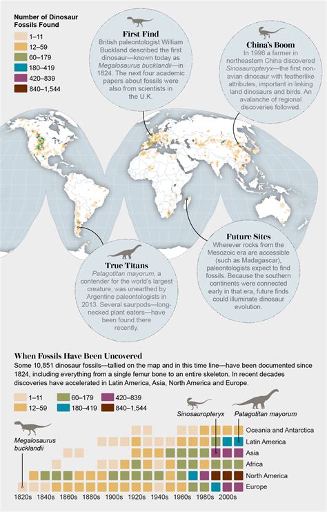 Us Map Of Dinosaur Fossils