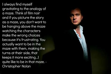 Christopher Nolan. Brilliant. | Christopher nolan, Filmmaking quotes ...