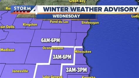 Today Wisconsin Weather Map