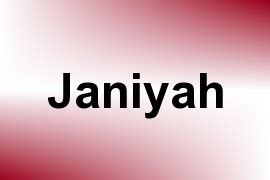 Janiyah - Given Name Information and Usage Statistics