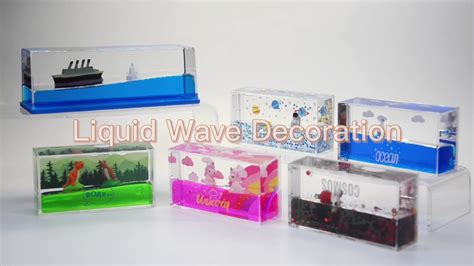 Acrylic Dinosaurs Volcanic Eruption Floating Decoration Never Sinks ...