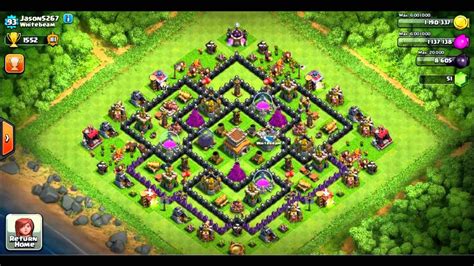 TOWN HALL 8 TOP 5 FARM BASE TH 8 TERKUAT - YouTube