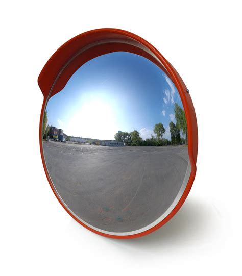 Convex Mirror 800mm OUTDOOR polycarbonate face includes wall bracket - Euro Signs and Safety