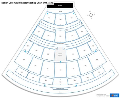 Darien Lake Performing Arts Center Seating Chart - RateYourSeats.com