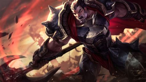 Darius, LoL, Splash Art, 4K, #673 Wallpaper PC Desktop