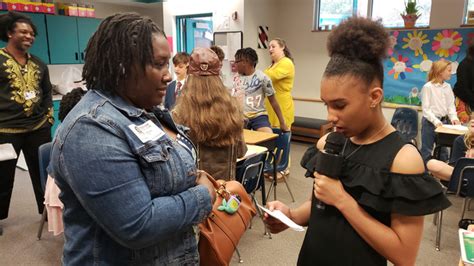 Students at Stephen Foster Elementary School celebrate Black History Month