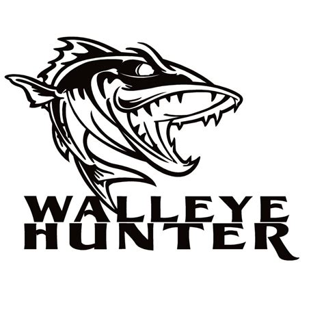 Walleye Fishing Sticker Walleye Decal Walleye Fishing Decal - WaterfowlDecals